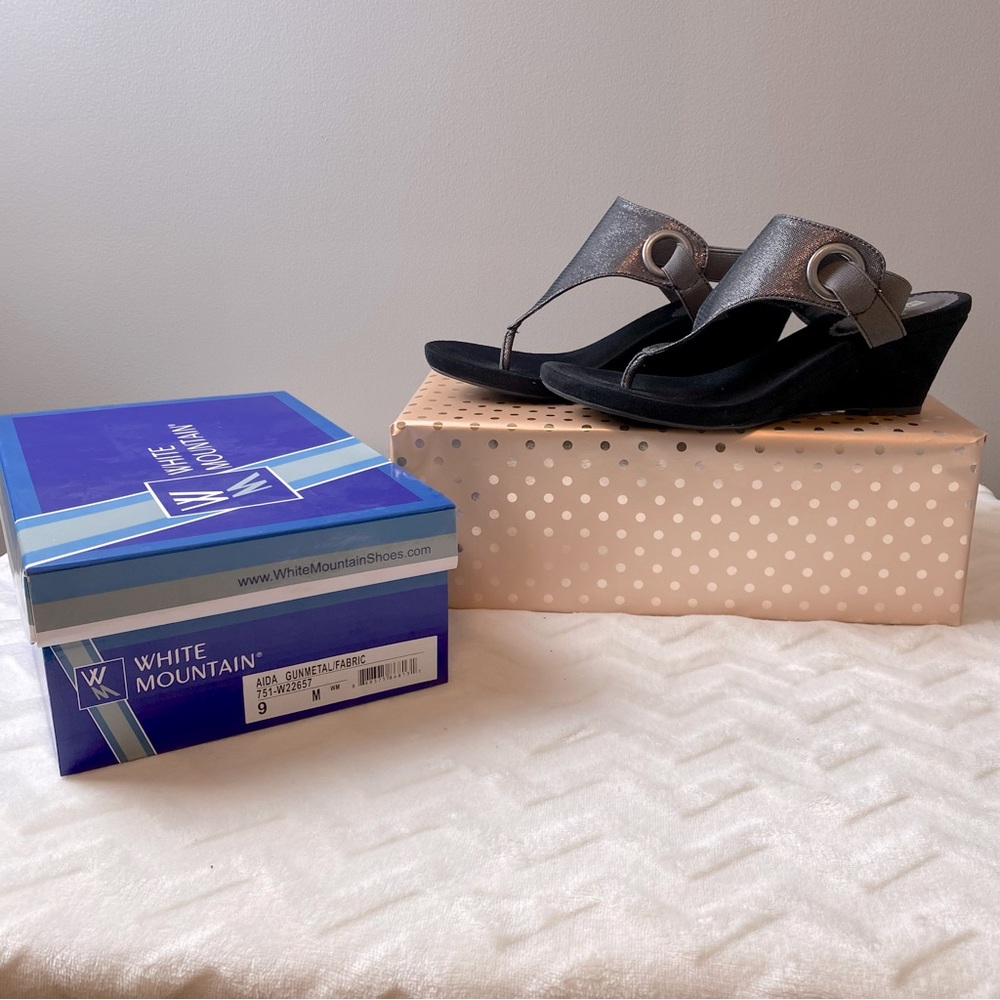 White Mountain - Wedge Sandal - NEW